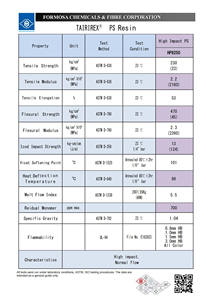 HP8250 TAIRIREX HIPS de alto brillo Pellets de poliestireno de alto impacto Caderas Gránulos de plástico Caderas Gránulos para panel eléctrico - Product Image 3