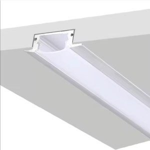 Profilo in alluminio da incasso a LED sotto la luce di striscia lineare dell'armadio per la luce del profilo del ripiano del bancone della vetrina dell'armadio - Product Image 1