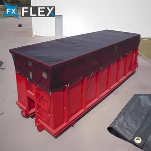 Lona de Malla de PVC Resistente y Opaca de Tamaño Personalizado FLFX para Cubiertas de Contenedores de Envío - Product Image 1