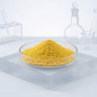Poudre jaune industrielle PAC, chlorure de polyaluminium, coagulant polymère pour la purification des eaux usées textiles