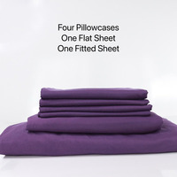 Drap de lit d'été en bambou pur naturel doux et doux, ensemble de literie en drap de lit en bambou lisse ultra soie