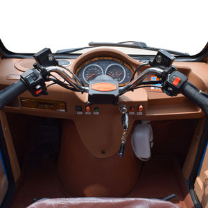 Triciclo a Benzina Motorizzato Completamente Chiuso, Nuovo Modello, Peso a Vuoto 500kg, Motociclo a Tre <span class=keywords><strong>Ruote</strong></span> ad Alta Potenza per Trasporto Passeggeri Taxi - Product Image 6