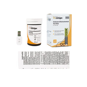 Appareil portable 3-en-1 pour la mesure du <span class=keywords><strong>glucose</strong></span> sanguin, 50 bandelettes de <span class=keywords><strong>test</strong></span> de <span class=keywords><strong>glucose</strong></span> - Seules les bandelettes de <span class=keywords><strong>glucose</strong></span> fournies, pas d'analyseur d'acide urique ni de cholestérol - Product Image 4