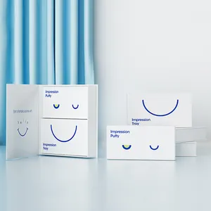 Sikat Gigi Rumah Sekali Pakai Polysilicone Cetakan Karet Peralatan Bahan Silikon Dental Putty