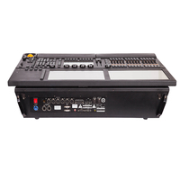 Console de contrôle DJ professionnelle pour scène avec 256 univers DMX, Flight Case pour l'éclairage de scène et de concert