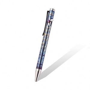 Custom PS-20250902-3 Custom Logo Outdoor Portable Ballpoint 1.0mm Sports Multifunctional Titanium Alloy Gun Bolt Metal <b>Pens</b> - Product Image 4