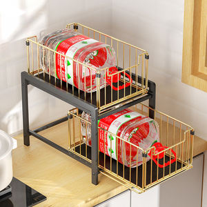 Excelente Cesta de Alambre para Baño, Organizador Deslizante para Armario de Cocina, Estantes Extraíbles para Armario de Cocina - Product Image 3