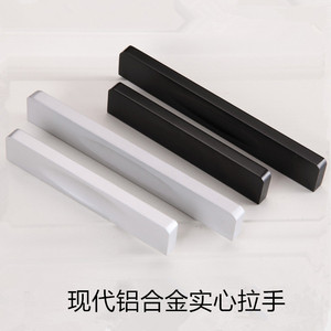 Aluminum Alloy Cabinet Handles Bar Shape Minimalist Design For Drawers And Cabinet <b>Doors</b> Durable Plating Finish - Product Image 5