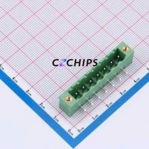 DB2ERM-5.0-7P-GN Plug-in Terminal Block Through hole,P=5mm Connector Board-to-Board / Socket - Closed Screw Fixing 1x7P 5mm - Product Image 1