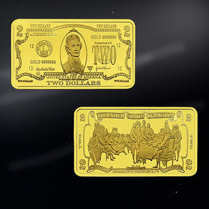 Médaillon commémoratif couleur or haut <span class=keywords><strong>Relief</strong></span> couleur gaufré peint en alliage de zinc pièce US Dollar Design cadeau souvenir à collectionner - Product Image 2