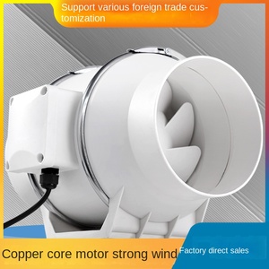 Ventilador de escape de conducto Yao, potente ventilador silencioso para humos de aceite de cocina, inodoro, hogar, 6 montados en la pared, 35W-160W, 220V - Product Image 5