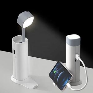 جديد 4 في 1 مصباح قراءة ليد قابل للطي وقابل لإعادة الشحن مع بنك طاقة - Product Image 2