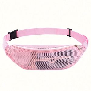 Riñoneras/Bolsas de Cintura Personalizadas Impermeables de PVC y Poliéster para Correr, Ciclismo, Playa, con Malla Transpirable y Diseño Hueco - Product Image 6