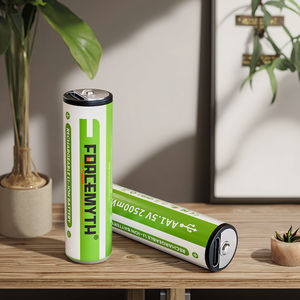 लोगो ब्रांड अनुकूलित टाइप-सी पोर्ट रिचार्जेबल एए बैटरी 1.5v <span class=keywords><strong>2</strong></span>/4 पैक पुनः प्रयोज्य लिथियम बैटरी - Product Image 1