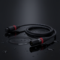 Câble audio XLR KESHI 1m, connecteur mâle-femelle 3 broches, conducteur en cuivre nu, gaine PVC tressée, 1080p/2K, microphone/haut-parleur
