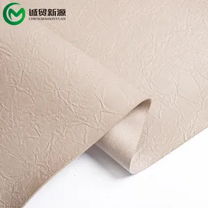 Wholesale Mutli Effect & Two Tone Color Wrinkle Pattern Embossed PVC Synthetic Leather Fabric for HandBags Furniture