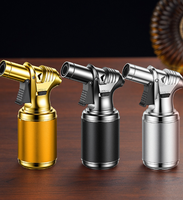 Nouveau briquet torche à flamme directe haute température, léger, compact, gonflable, coupe-vent, durable, pour cigares et moxibustion