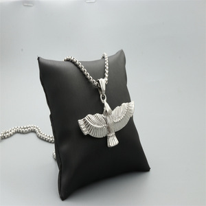 Collier avec pendentif aigle en argent tibétain, bijoux de mode unisexes, cadeau - Product Image 2