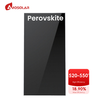 Panneaux solaires monocristallins OEM de haute qualité 520 Watt Perovskite pour usage domestique, panneaux solaires bon marché 530w 540w 550w