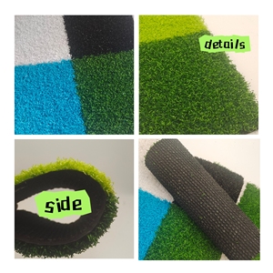 Logo personalizzato ad alta densità colorato erba sintetica palestra erba sintetica/bilance Fitness e slitte - Product Image 5
