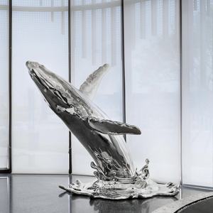 Modern Metal arte escultura aço inoxidável abstrato Design exterior jardim decoração esculturas - Product Image 5