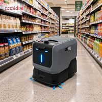 Nettoyeur-sécheur robotisé KDS-10 Mini 4 en 1, balayeuse-sécheuse de sols automatisée pour entrepôt, centre commercial