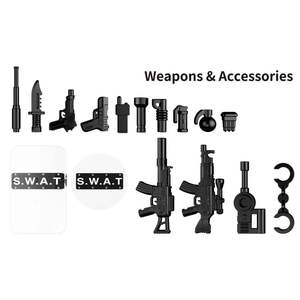 WOMA TOYS Golden Fournisseur Vente en gros Personnaliser City <span class=keywords><strong>SWAT</strong></span> <span class=keywords><strong>Police</strong></span> Cars C0547 Transformable Airplane Model Blocks Building Brique - Product Image 3