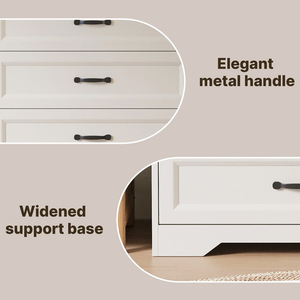 <span class=keywords><strong>Commode</strong></span> à <span class=keywords><strong>5</strong></span> <span class=keywords><strong>tiroirs</strong></span> blanche, moderne et minimaliste, en MDF, pour chambre à coucher, salon, armoire de rangement, OEM ODM Factory - Product Image 6