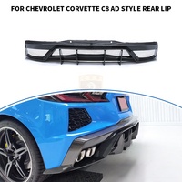 Pièces de rechange : Diffuseur arrière style AD pour Chevrolet Corvette C8 Stingray 2023 – Amélioration extérieure en carbone sec – Lame de pare-chocs arrière