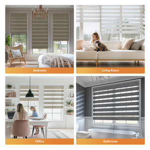 Persianas eléctricas automáticas Zebra, <span class=keywords><strong>rodillo</strong></span> opaco con pilas <span class=keywords><strong>para</strong></span> instalación integrada de Windows, técnica simple - Product Image 5