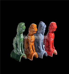Material de Construcción, Tejas de Techo Glaseadas Estilo Chino, Techo de Casa con Adornos de Figuras de Animales - Product Image 6