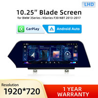 Pantalla Táctil Completa de 10.25 Pulgadas para F30 NBT 2013-2016, Antideslumbrante, Luz Azul, 1920*720, CarPlay, Android Auto, DSP, Estéreo, TV, Amplificador