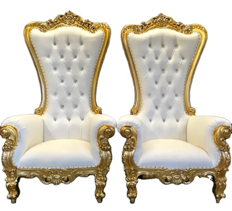 Luxury high back throne chair for wholesale customized