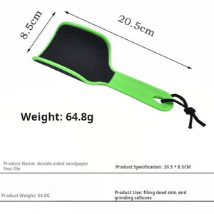 Râpe à pieds ronde double face en acier inoxydable pour éliminer les peaux mortes et les callosités, outil de <span class=keywords><strong>pédicure</strong></span> pour usage domestique - Product Image 6