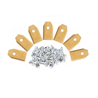 Lames de tondeuse à gazon solaire à longue durée de vie, revêtues de titane, en acier inoxydable avec conducteur en aluminium et isolation émaillée, 24V