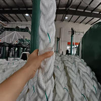 Fournisseur direct d'usine, corde en polyester de haute qualité, 96 mm, 8 brins, remorque de bateau, emballage, autres fournitures marines, corde d'amarrage