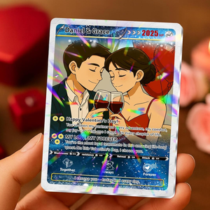 Custom Poke <strong>Card</strong> Animated Style Photo Portrait,Character <strong>Card</strong> Gifts <strong>for</strong> <strong>Valentines</strong> Birthday Husband Wife,Girlfriend <strong>Boyfriend</strong> - Product Image 4