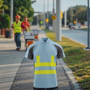 Gilet réfléchissant vert imperméable en polyester avec logo personnalisé, fabrication directe d'usine, personnalisable, vente en gros - Product Image 1