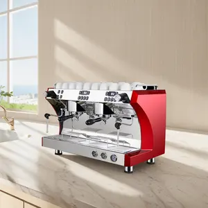 Máquina eléctrica digital para negocios Espresso American Verified Proveedores Máquina de café de alta calidad