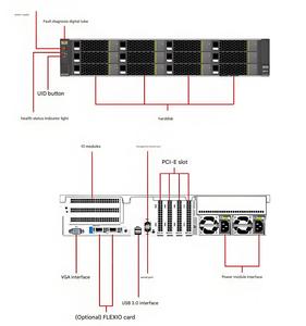 New fusionserver 2288H V7 8*2.5 Intel Xeon xfusion máy chủ với cấu hình khác nhau số lượng lớn trong kho sẵn sàng để tàu - Product Image 4