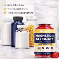 Gummies de glycinate de magnésium à marque privée 400 mg – Absorption rapide, soutien sommeil, musculaire et cardiaque – Complément alimentaire – Fabricant OEM