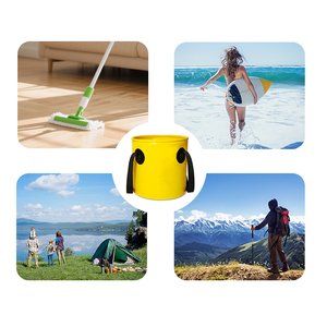 Hot bán 9l-25l tùy chỉnh màu sắc PVC xách tay gấp xô cho cắm trại và đi bộ đường dài - Product Image 6