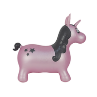 Jouets éducatifs trémie gonflable licorne saut à cheval intérieur et extérieur jouet pour les tout-petits et les enfants garçons et filles