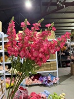 CM-TH812 Fleurs artificielles en soie de haute qualité Delphinium vertes pour mariage, fête, décoration de la maison, arrangement floral