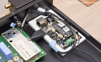 Amplificateur Arylic 2.1 DIY Board Airplay WiFi & pour prend en charge le système audio domestique multiroom avec son surround 3D en acier et plastique
