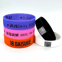 Bracelet en silicone étanche avec logo en creux, idéal pour festivals, décoration, art populaire personnalisé, couleur sur mesure, promotion alimentaire