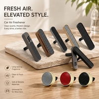 Diffuseur d'arômes de luxe pour voiture, clip métallique pour grille d'aération, support de parfum pour l'intérieur du véhicule