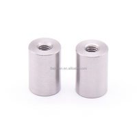 Écrou de raccordement rond long en acier inoxydable 304 usiné sur mesure par CNC de précision