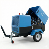 Compresseur d'Air Diesel Portable 185 CFM pour Sablage