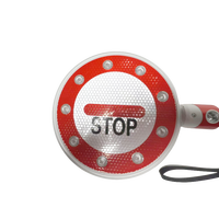 Vente chaude Pas Cher STOP & GO Panneau de Signalisation Haute Luminosité LED Route Stroboscopique Voyant PE Matériel